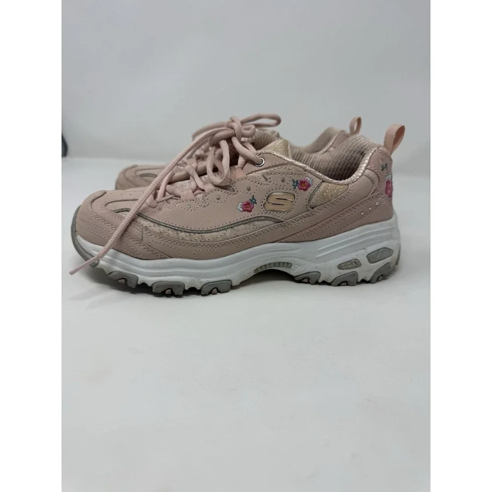 Skechers D'Lites - Bright Blossoms chunky trainer Size 8